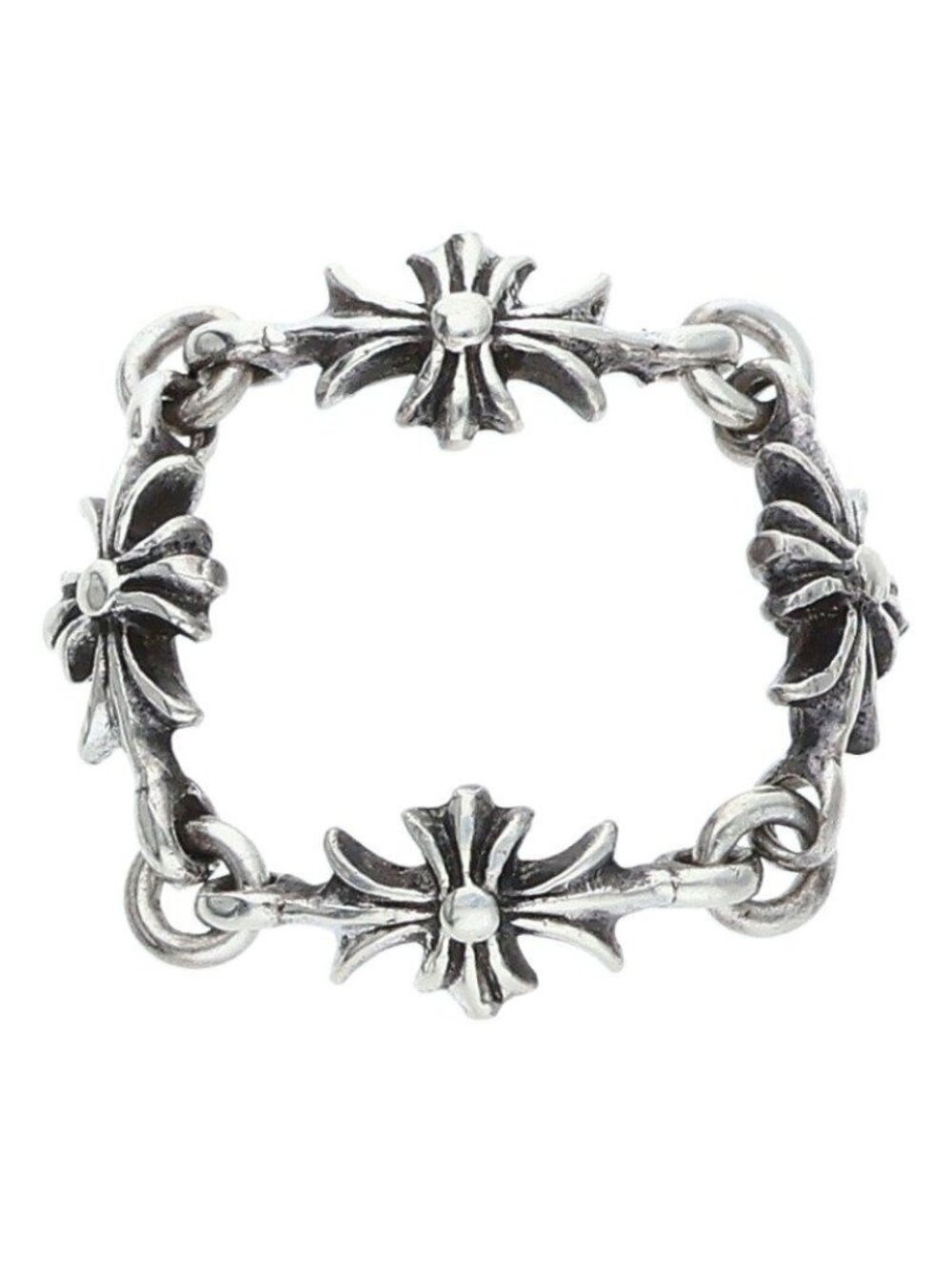 Chrome Hearts Ring Tny CH Pls Tiny Ech Plus Silver